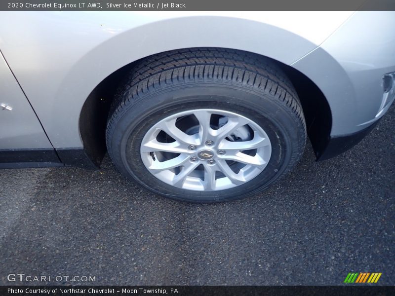 Silver Ice Metallic / Jet Black 2020 Chevrolet Equinox LT AWD