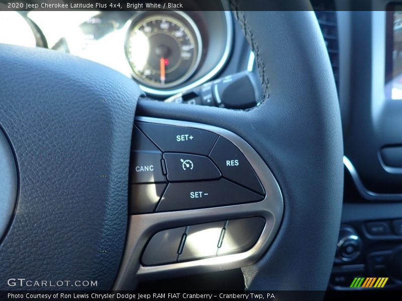 Bright White / Black 2020 Jeep Cherokee Latitude Plus 4x4