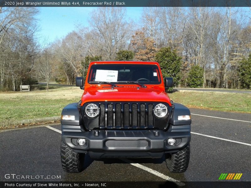 Firecracker Red / Black 2020 Jeep Wrangler Unlimited Willys 4x4