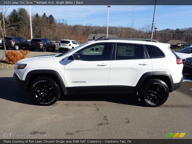 Bright White / Black 2020 Jeep Cherokee Trailhawk 4x4
