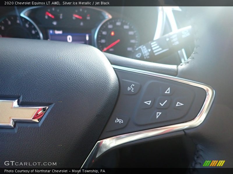 Silver Ice Metallic / Jet Black 2020 Chevrolet Equinox LT AWD