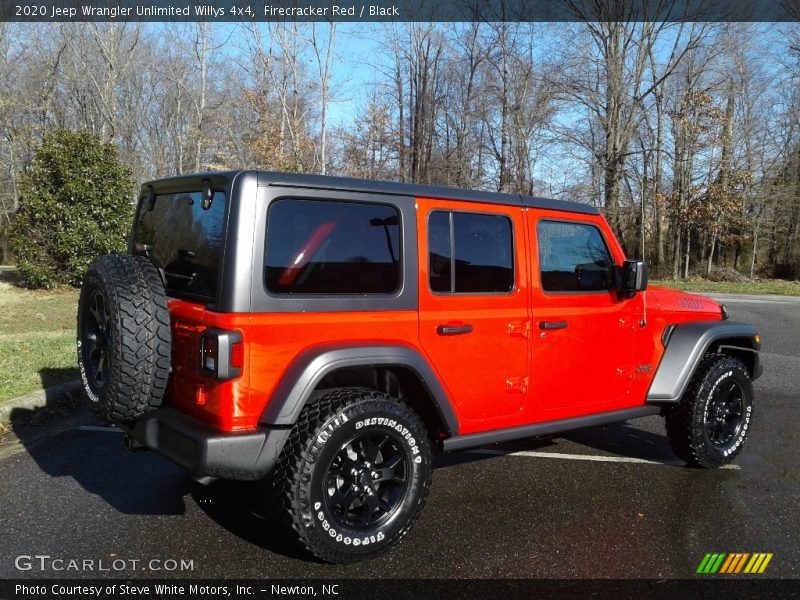 Firecracker Red / Black 2020 Jeep Wrangler Unlimited Willys 4x4