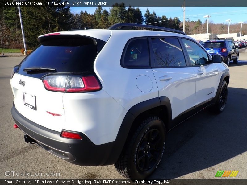 Bright White / Black 2020 Jeep Cherokee Trailhawk 4x4