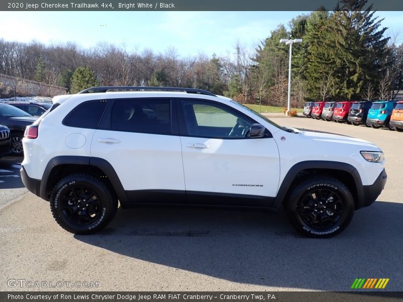 Bright White / Black 2020 Jeep Cherokee Trailhawk 4x4