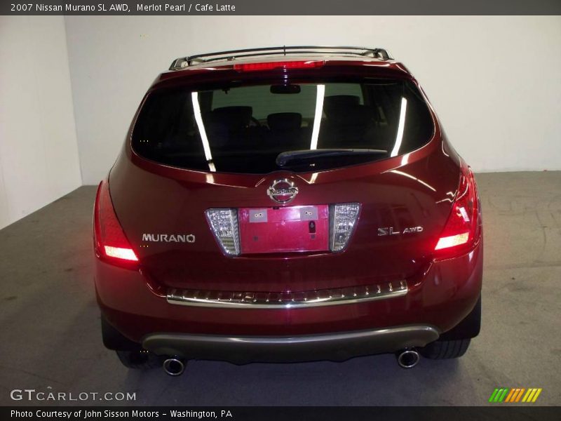Merlot Pearl / Cafe Latte 2007 Nissan Murano SL AWD