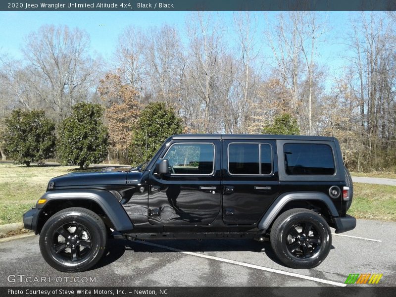 Black / Black 2020 Jeep Wrangler Unlimited Altitude 4x4