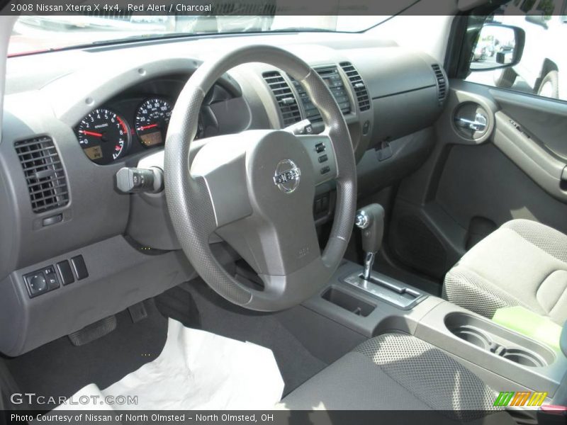 Red Alert / Charcoal 2008 Nissan Xterra X 4x4