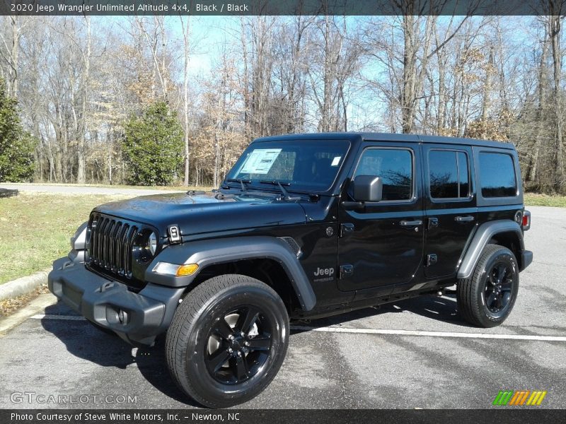 Black / Black 2020 Jeep Wrangler Unlimited Altitude 4x4