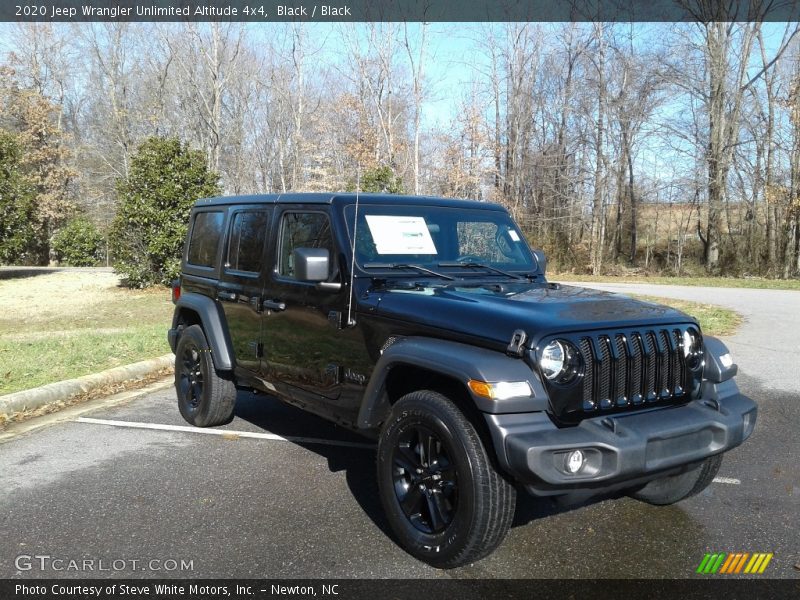 Black / Black 2020 Jeep Wrangler Unlimited Altitude 4x4