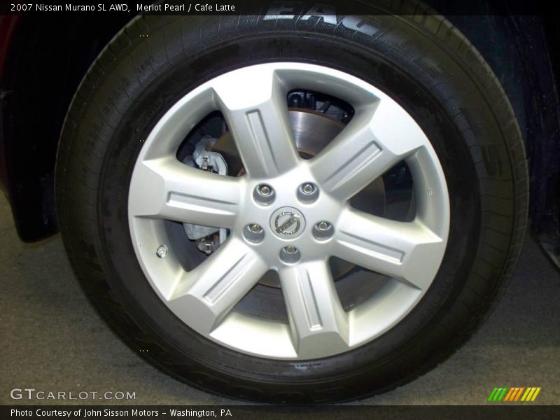 Merlot Pearl / Cafe Latte 2007 Nissan Murano SL AWD