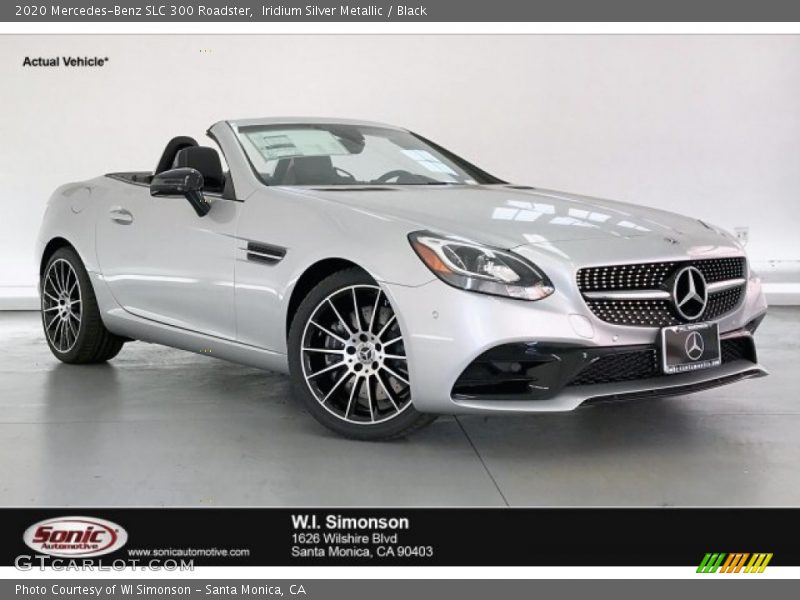 Iridium Silver Metallic / Black 2020 Mercedes-Benz SLC 300 Roadster