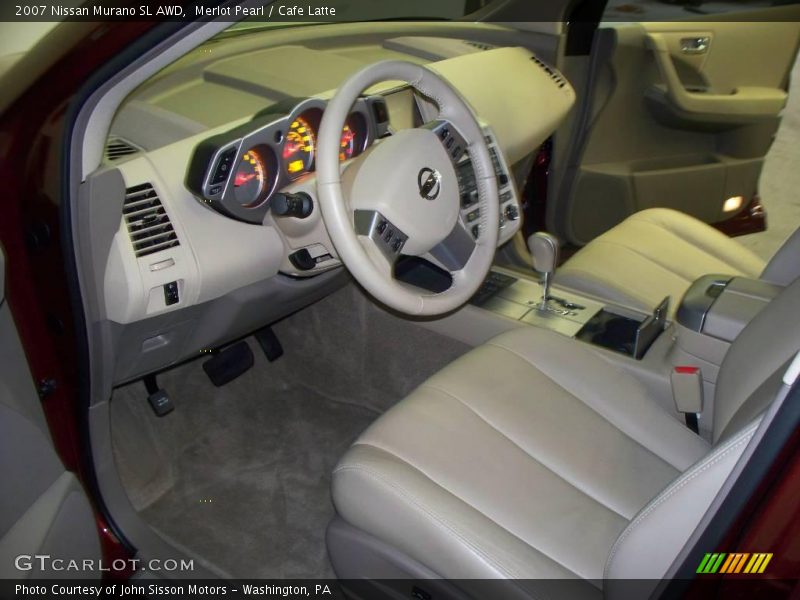 Merlot Pearl / Cafe Latte 2007 Nissan Murano SL AWD