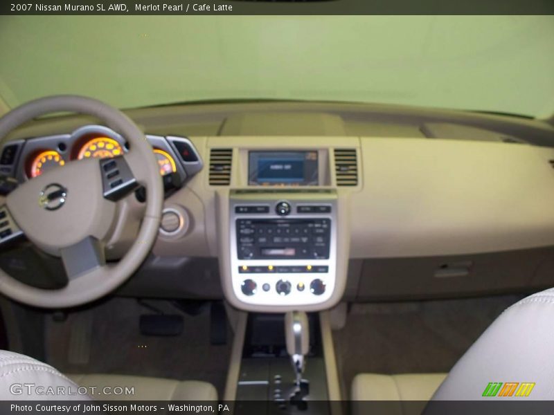 Merlot Pearl / Cafe Latte 2007 Nissan Murano SL AWD