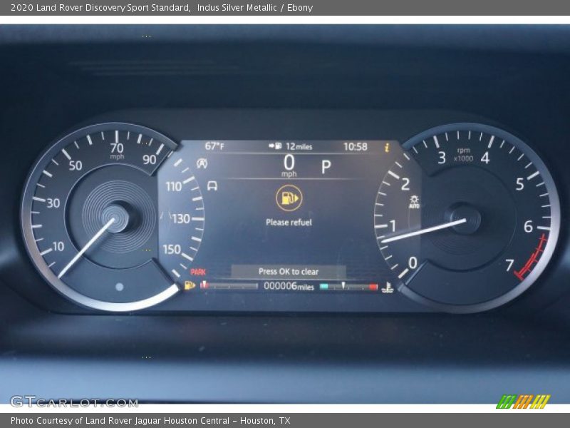 Indus Silver Metallic / Ebony 2020 Land Rover Discovery Sport Standard