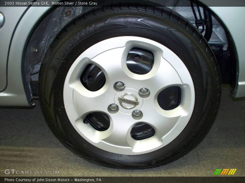 Molten Silver / Stone Gray 2003 Nissan Sentra GXE