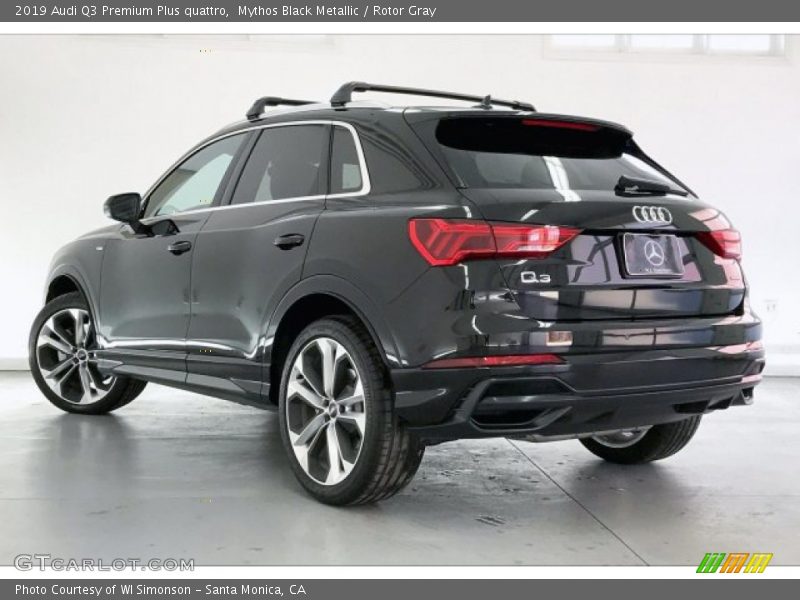 Mythos Black Metallic / Rotor Gray 2019 Audi Q3 Premium Plus quattro