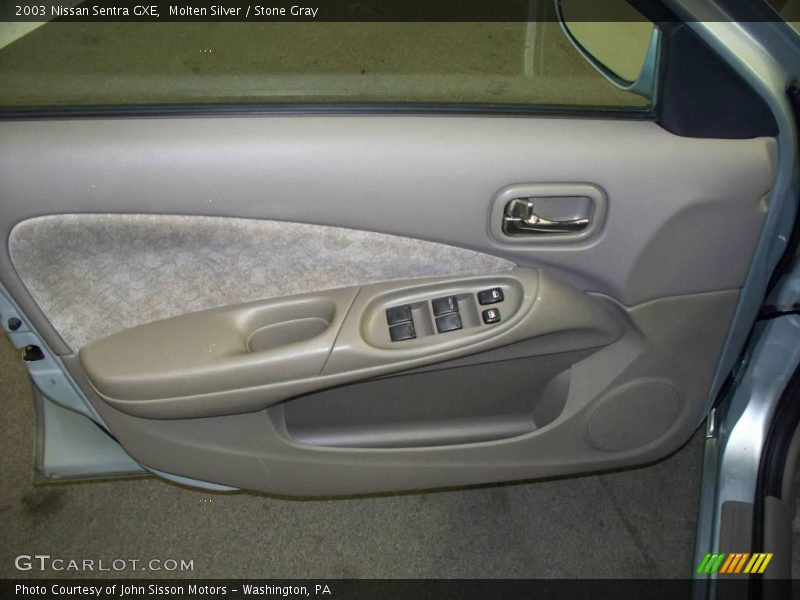 Molten Silver / Stone Gray 2003 Nissan Sentra GXE