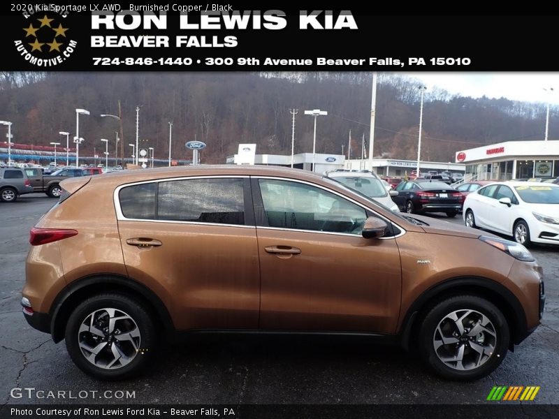 Burnished Copper / Black 2020 Kia Sportage LX AWD