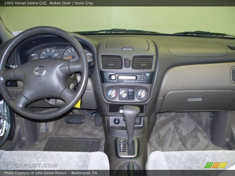 Molten Silver / Stone Gray 2003 Nissan Sentra GXE