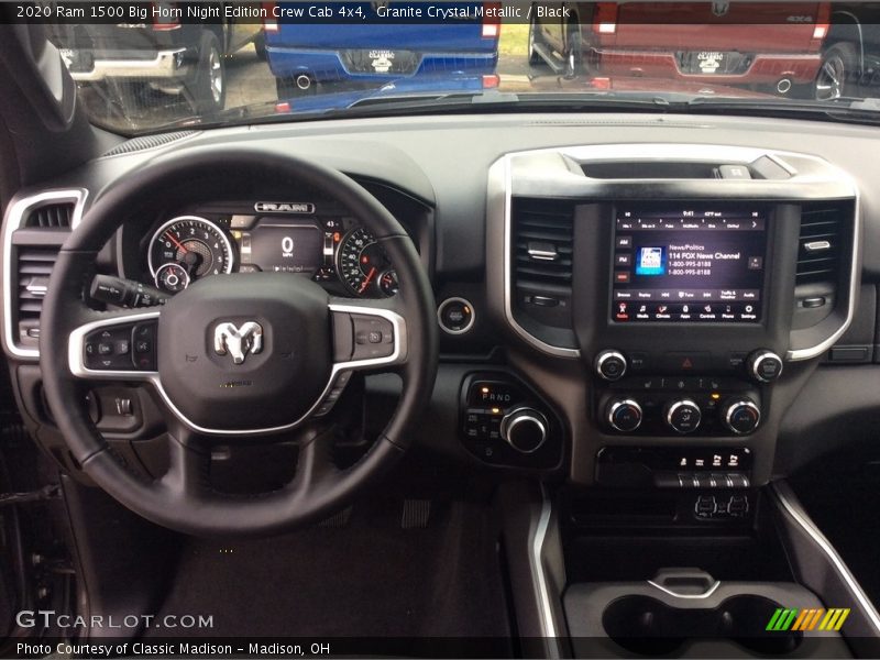 Granite Crystal Metallic / Black 2020 Ram 1500 Big Horn Night Edition Crew Cab 4x4