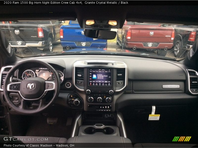 Granite Crystal Metallic / Black 2020 Ram 1500 Big Horn Night Edition Crew Cab 4x4