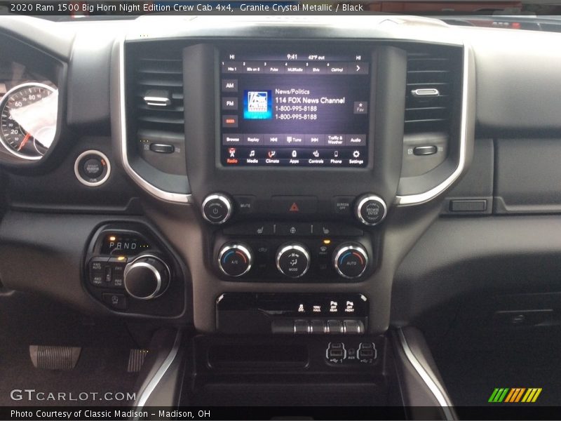 Granite Crystal Metallic / Black 2020 Ram 1500 Big Horn Night Edition Crew Cab 4x4