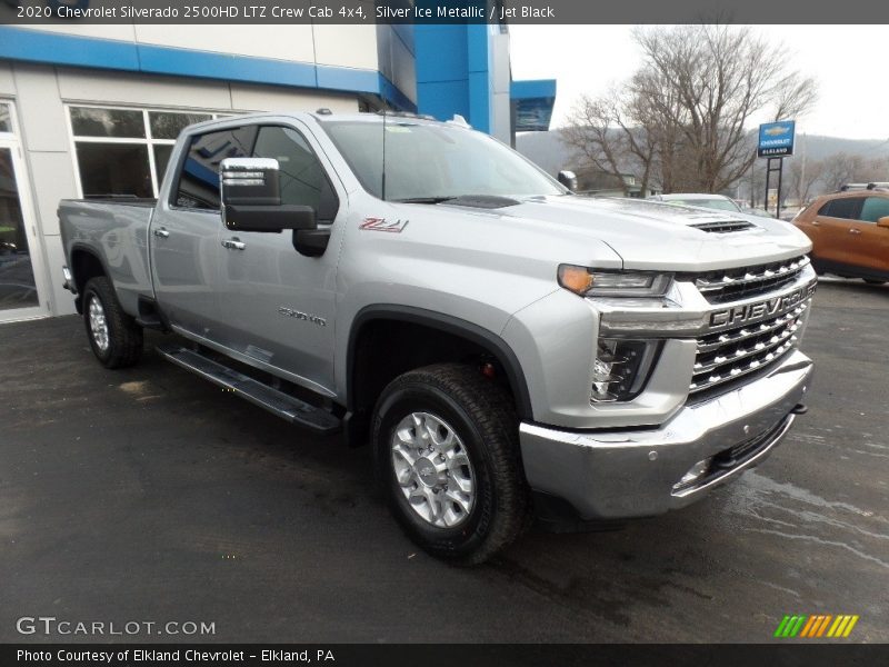 Silver Ice Metallic / Jet Black 2020 Chevrolet Silverado 2500HD LTZ Crew Cab 4x4