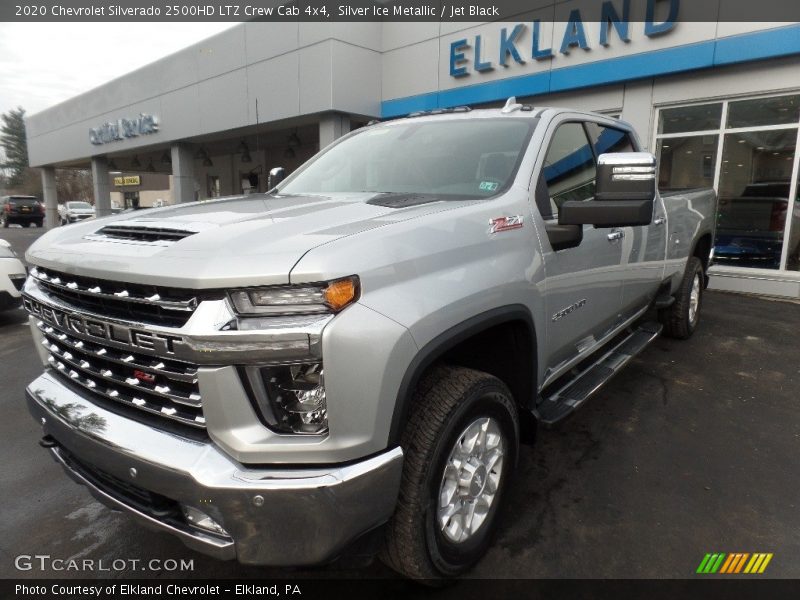 Silver Ice Metallic / Jet Black 2020 Chevrolet Silverado 2500HD LTZ Crew Cab 4x4