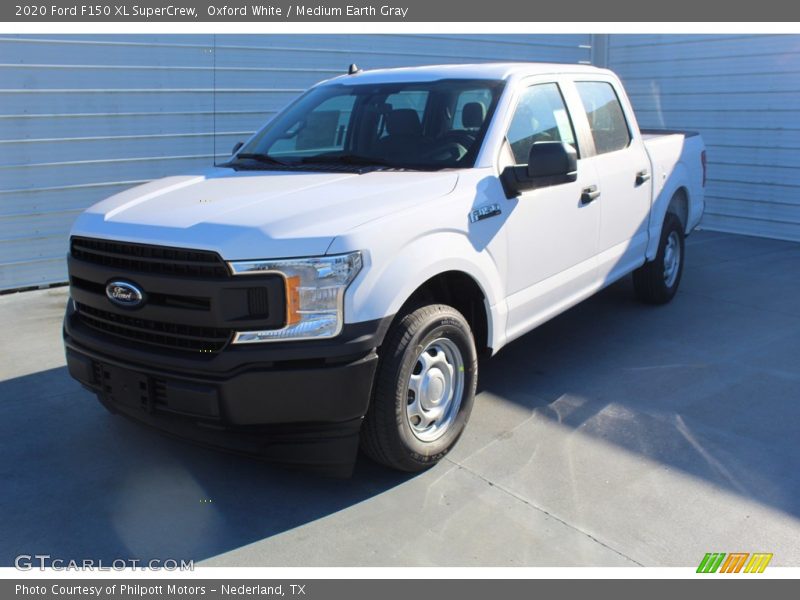 Oxford White / Medium Earth Gray 2020 Ford F150 XL SuperCrew