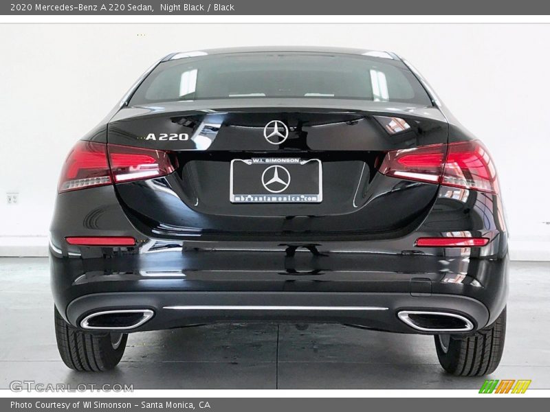 Night Black / Black 2020 Mercedes-Benz A 220 Sedan