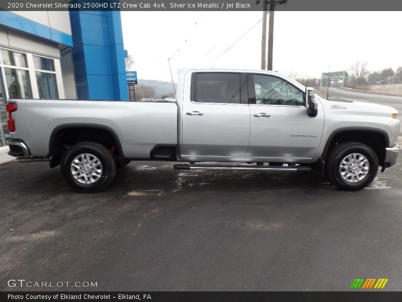Silver Ice Metallic / Jet Black 2020 Chevrolet Silverado 2500HD LTZ Crew Cab 4x4