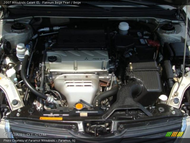 Platinum Beige Pearl / Beige 2007 Mitsubishi Galant ES