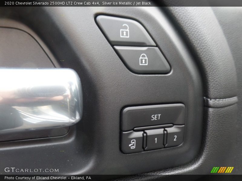 Silver Ice Metallic / Jet Black 2020 Chevrolet Silverado 2500HD LTZ Crew Cab 4x4