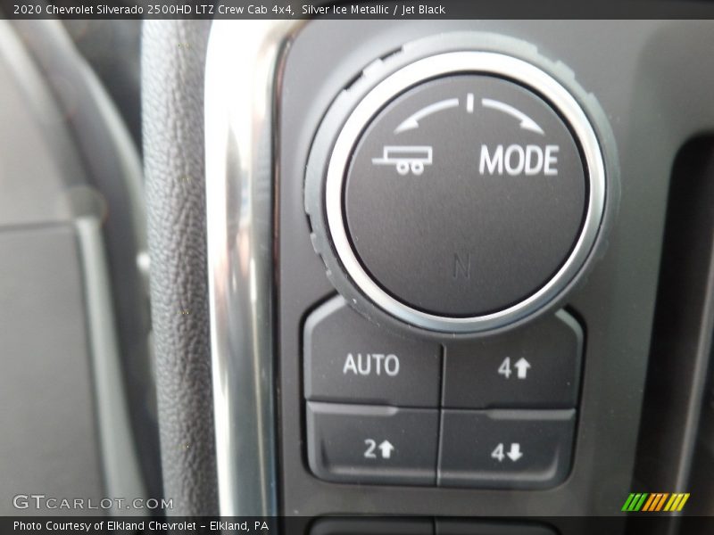 Silver Ice Metallic / Jet Black 2020 Chevrolet Silverado 2500HD LTZ Crew Cab 4x4