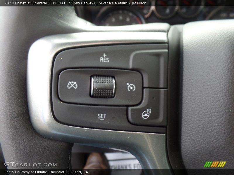 Silver Ice Metallic / Jet Black 2020 Chevrolet Silverado 2500HD LTZ Crew Cab 4x4