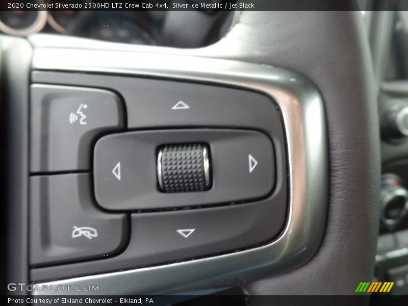Silver Ice Metallic / Jet Black 2020 Chevrolet Silverado 2500HD LTZ Crew Cab 4x4