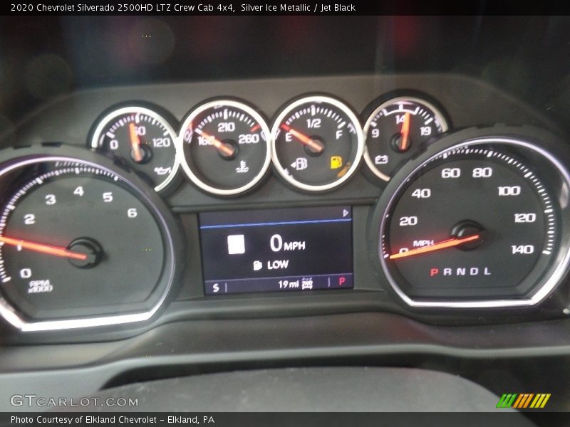 Silver Ice Metallic / Jet Black 2020 Chevrolet Silverado 2500HD LTZ Crew Cab 4x4