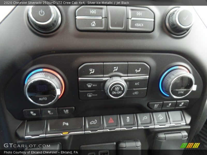 Silver Ice Metallic / Jet Black 2020 Chevrolet Silverado 2500HD LTZ Crew Cab 4x4