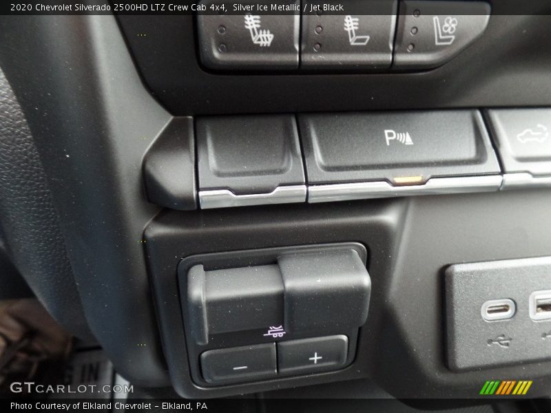 Silver Ice Metallic / Jet Black 2020 Chevrolet Silverado 2500HD LTZ Crew Cab 4x4