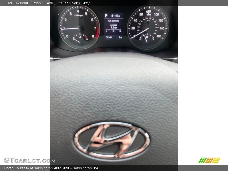 Stellar Silver / Gray 2020 Hyundai Tucson SE AWD