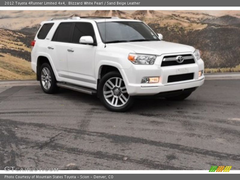 Blizzard White Pearl / Sand Beige Leather 2012 Toyota 4Runner Limited 4x4