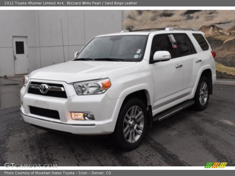 Blizzard White Pearl / Sand Beige Leather 2012 Toyota 4Runner Limited 4x4