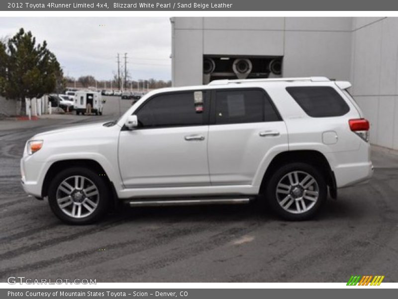Blizzard White Pearl / Sand Beige Leather 2012 Toyota 4Runner Limited 4x4