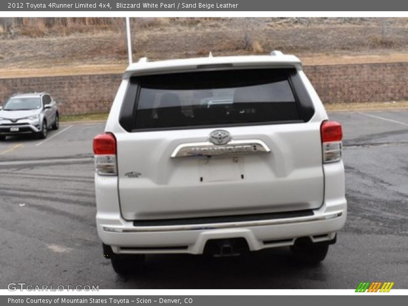 Blizzard White Pearl / Sand Beige Leather 2012 Toyota 4Runner Limited 4x4