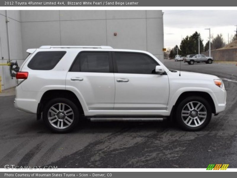 Blizzard White Pearl / Sand Beige Leather 2012 Toyota 4Runner Limited 4x4