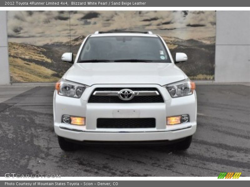 Blizzard White Pearl / Sand Beige Leather 2012 Toyota 4Runner Limited 4x4