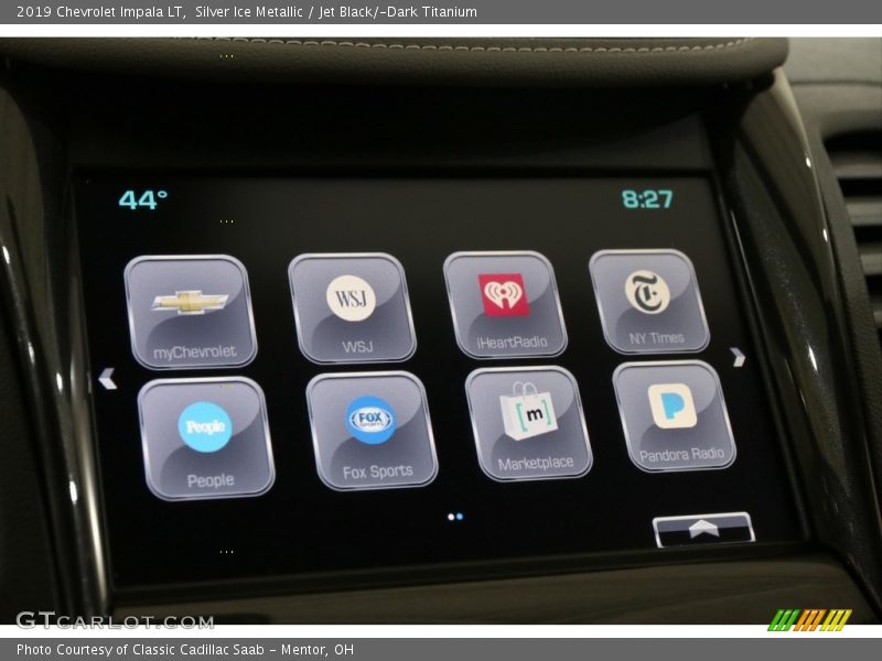 Silver Ice Metallic / Jet Black/­Dark Titanium 2019 Chevrolet Impala LT