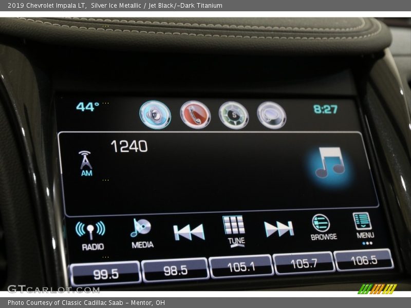 Silver Ice Metallic / Jet Black/­Dark Titanium 2019 Chevrolet Impala LT
