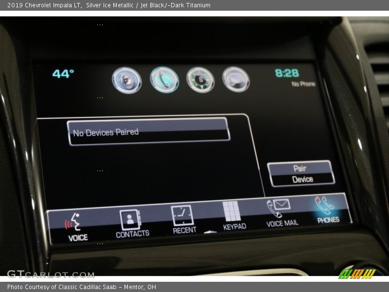Silver Ice Metallic / Jet Black/­Dark Titanium 2019 Chevrolet Impala LT