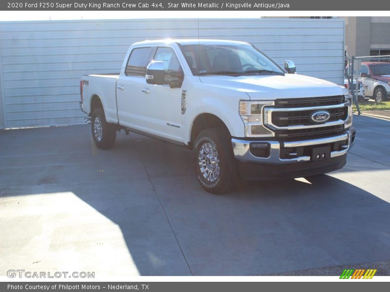 Star White Metallic / Kingsville Antique/Java 2020 Ford F250 Super Duty King Ranch Crew Cab 4x4